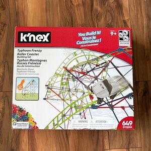 K'NEX Typhoon Frenzy Coaster Building Set - Multicolor
